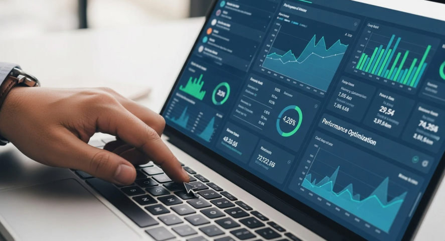 website performance status handled by a technical virtual assistant