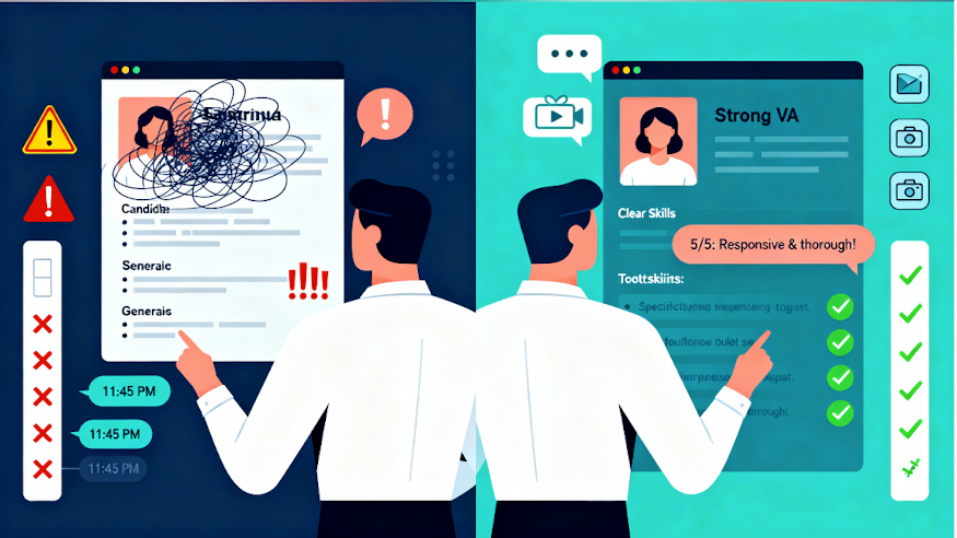 Red Flags When Hiring a Virtual Assistant (And How to Avoid Them)